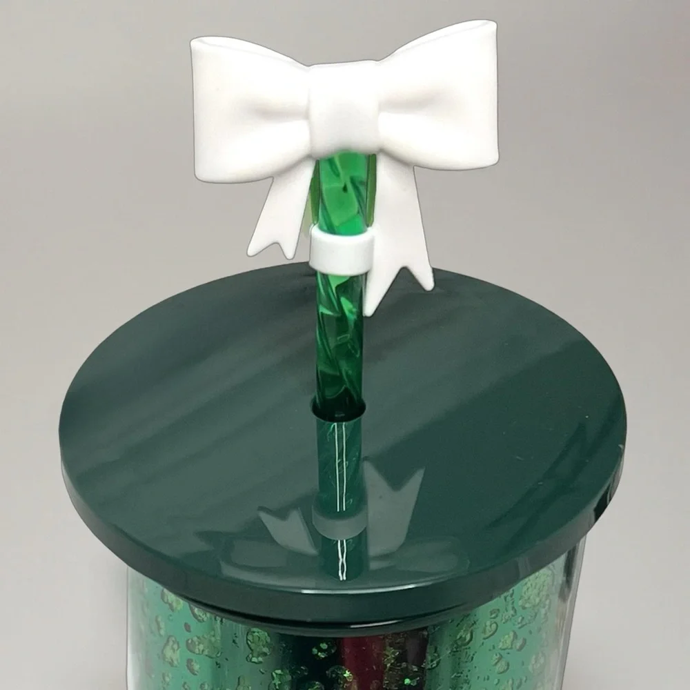 Starbucks 2019 Holiday Season Mercury Glitter Green Venti Tumbler 24 OZ